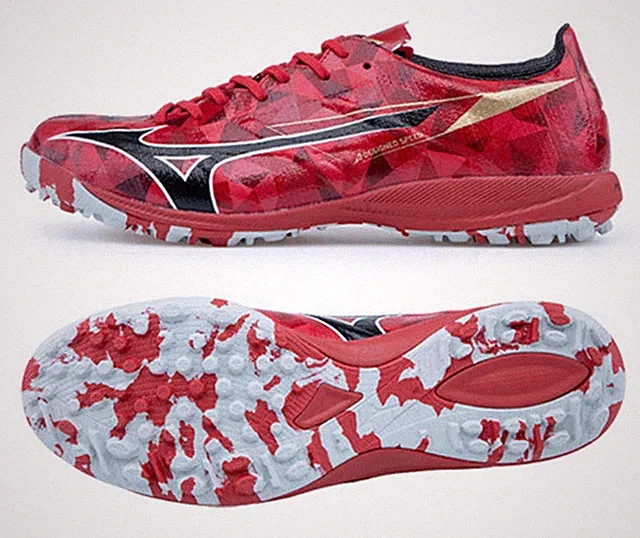 Mizuno Men Alpha α II ELITE AS Cleats Red Football Boot Futsal Spike P1GD256260
