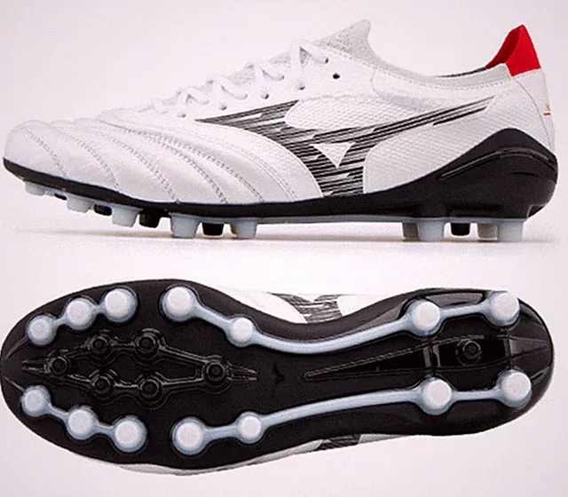 Mizuno Men Morelia Neo IV β Elite AG Cleats White Football Boot Spike P1GA254309