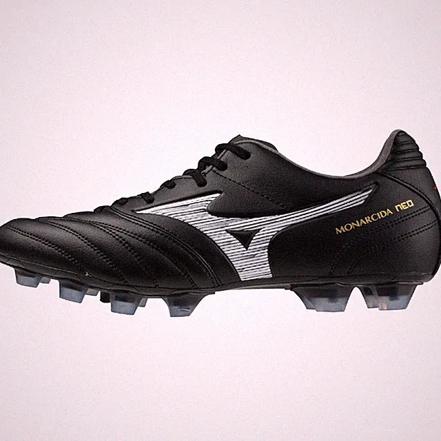 MIZUNO Monarchida NEO III SW P1GA2424 01 Black White Width 4E Soccer Cleats