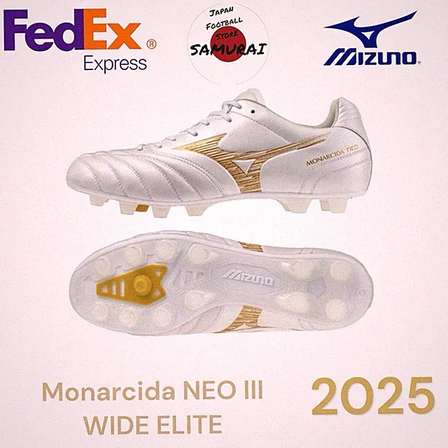 Mizuno Monarchida NEO III WIDE ELITE P1GA262150 Soccer Cleat authentic NEW