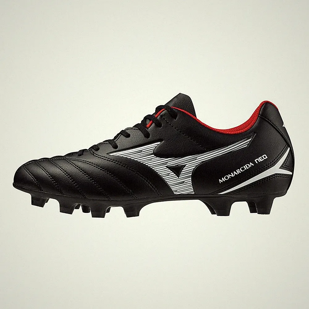 Mizuno Monarcida NEO 3 SELECT Soccer Cleats Wide Lightweight Black/White 3E Fr J