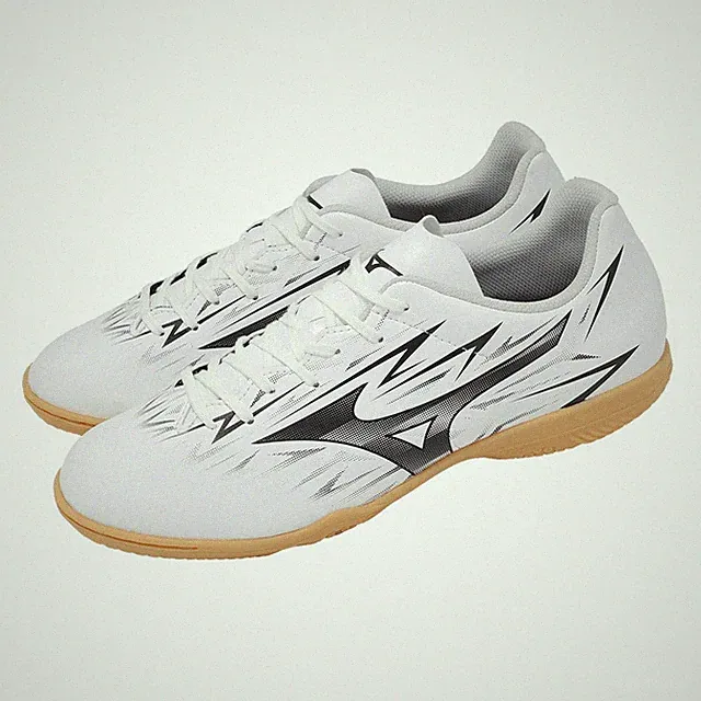 Mizuno Monarcida Neo III Club IN Wide White Black Gum Men Soccer P1GF2627-09