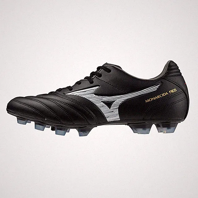 Mizuno Monarcida NEO III SW Super Wide 4E Soccer Cleats Black White New