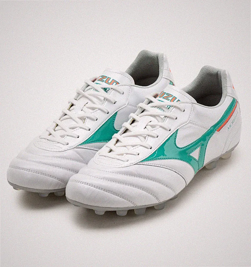 Mizuno Morelia 2 Elite AG Mens Soccer Cleats White P1GA260535