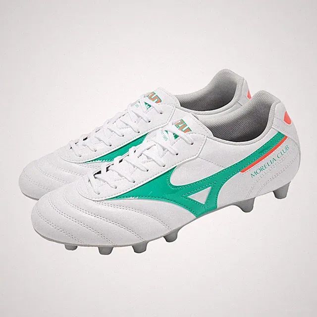 Mizuno Morelia II 2 Club White Green Men Soccer Cleats Shoes P1GA2608-35