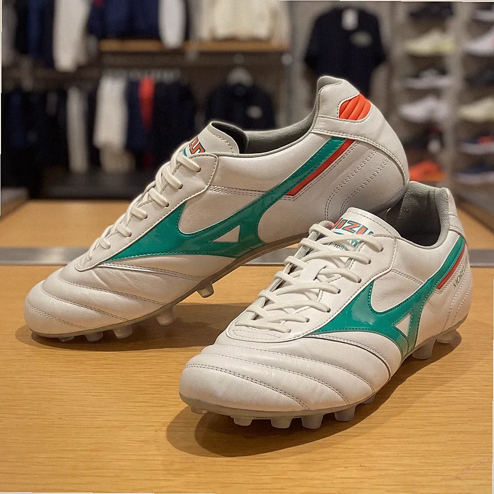 Mizuno Morelia II Elite AG P1GA260535 K-Leather Soccer Cleats Boots Spikes Turf