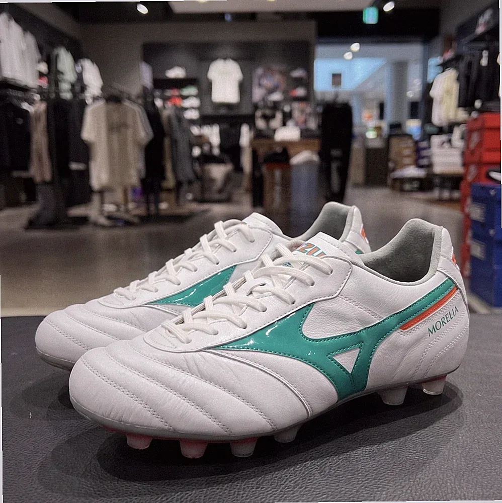Mizuno Morelia II Elite MD P1GA260435 K-Leather Soccer Cleats Boots Spikes Multi