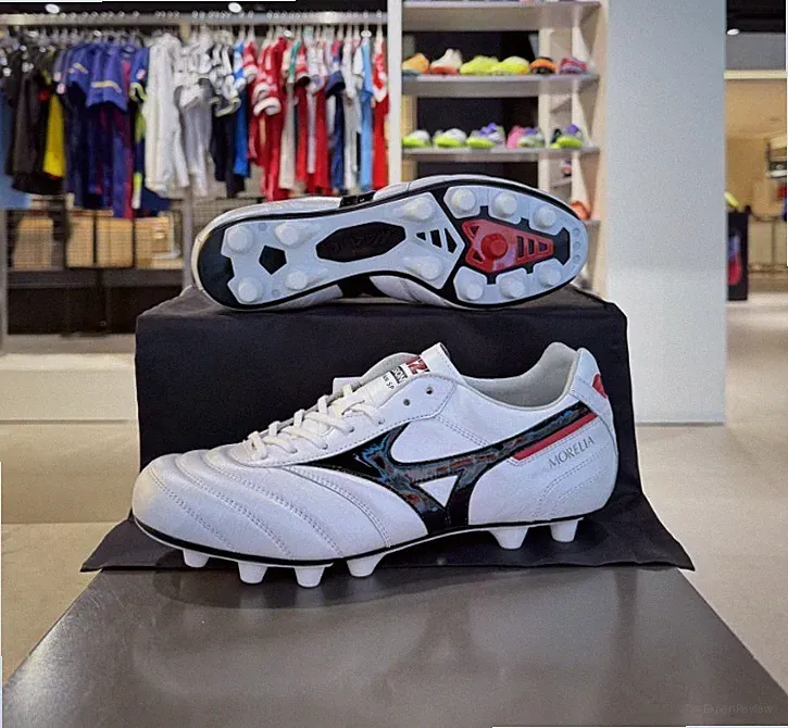 Mizuno Morelia II Japan FG AG Soccer Cleats Made in Japan White P1GA250109