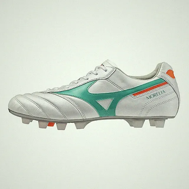 MIZUNO Morelia II JAPAN P1GA2601 35 Super White Pearl Green 2E Soccer Cleats