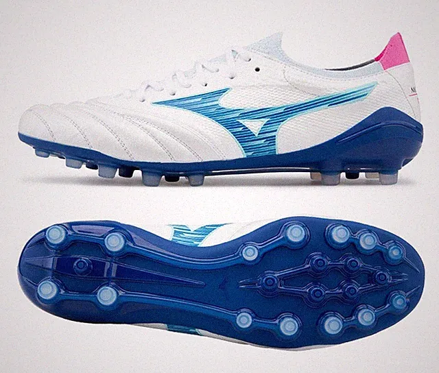 Mizuno Morelia Neo 4 Beta Elite AG Soccer Shoes (GA254325) Football Cleats Boots