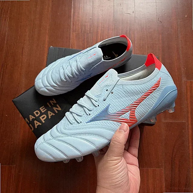 Mizuno Morelia Neo 5 Beta Japan AG Mens Soccer Cleats Blue P1GA269122