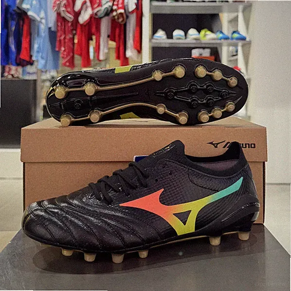 Mizuno Morelia Neo Beta Elite AG P1GA269300 K-Leather Soccer Cleats Boots Turf