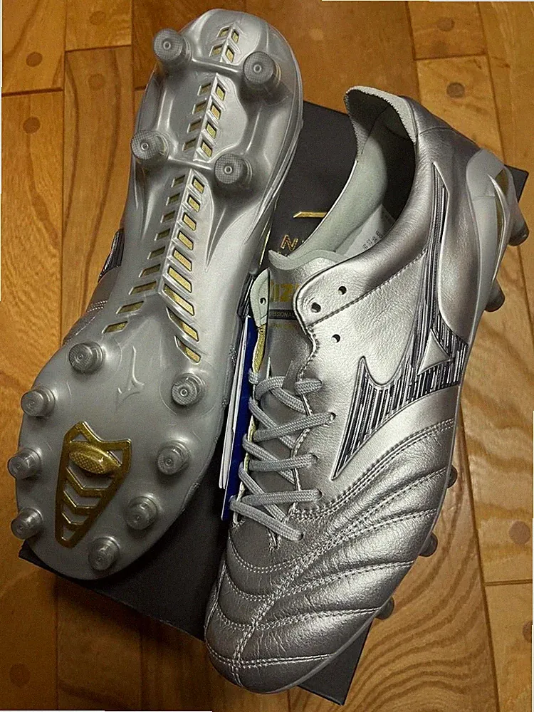 Mizuno Morelia Neo IV Japan Soccer Cleats 27cm US 9 Silver Limited P1GA253004