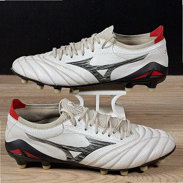 Mizuno Morelia Neo Soccer Cleats Mens Size 9 White Black Red Boots Made In Japan