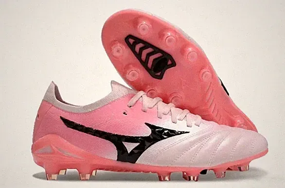 Mizuno Morelia Neo4 IV Beta β Elite MD P1GA244 Men's Football Soccer Cleats Pink