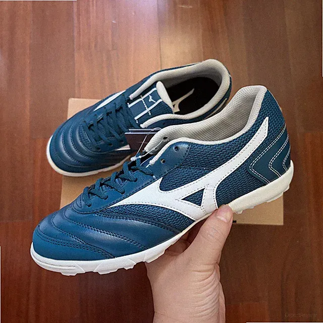Mizuno Morelia Sala Club Mens Turf Soccer Shoes Blue White