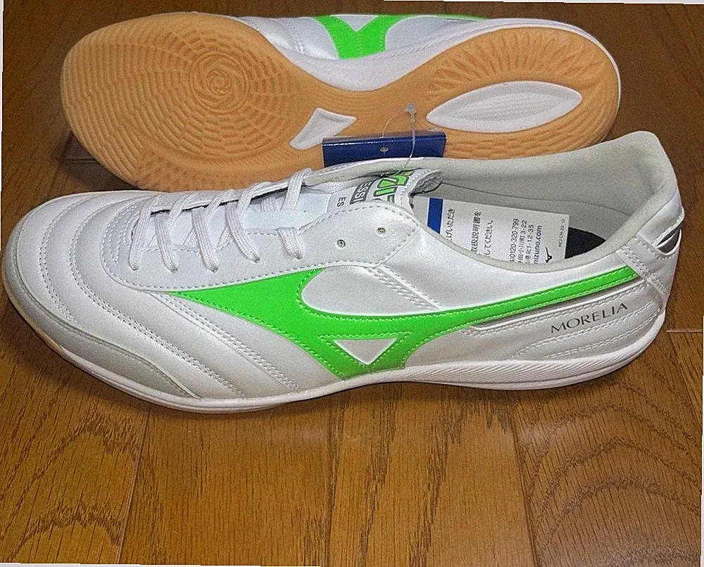Mizuno Morelia Sala Elite IN Futsal Soccer Shoes Indoor Cleats White Size US 8.5