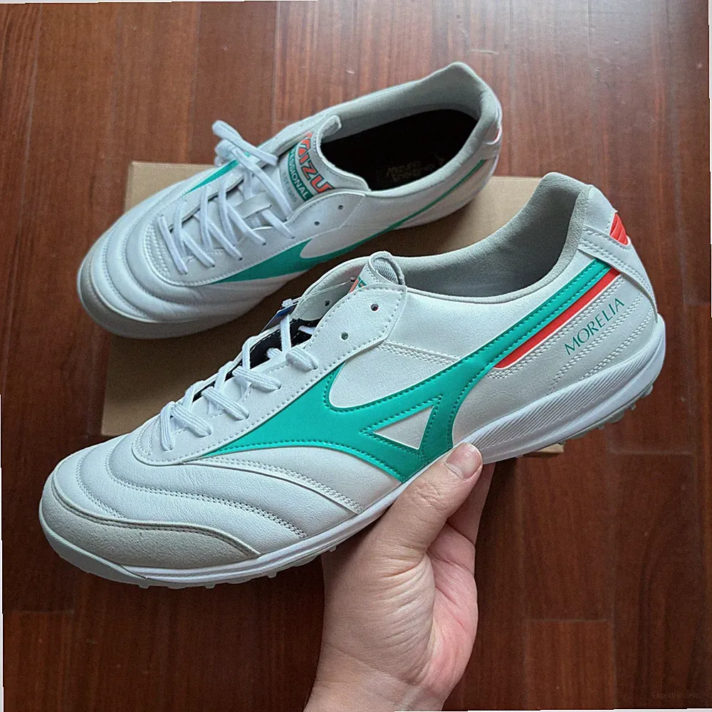 Mizuno Morelia Sala Elite TF Mens Turf Soccer Shoes White Q1GB261235