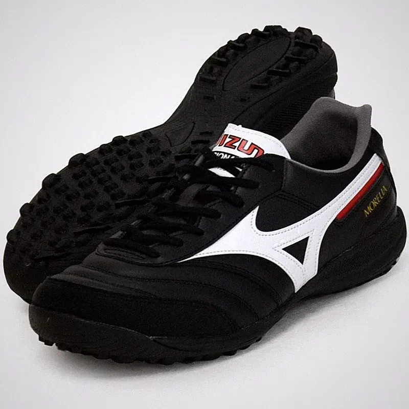 Mizuno MORELIA SALA ELITE TF Q1GB251201 Black White Soccer Cleats Futsal Shoes