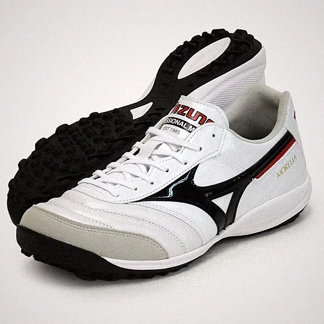 Mizuno MORELIA SALA ELITE TF Q1GB251209 White Pearl Black Soccer Cleats