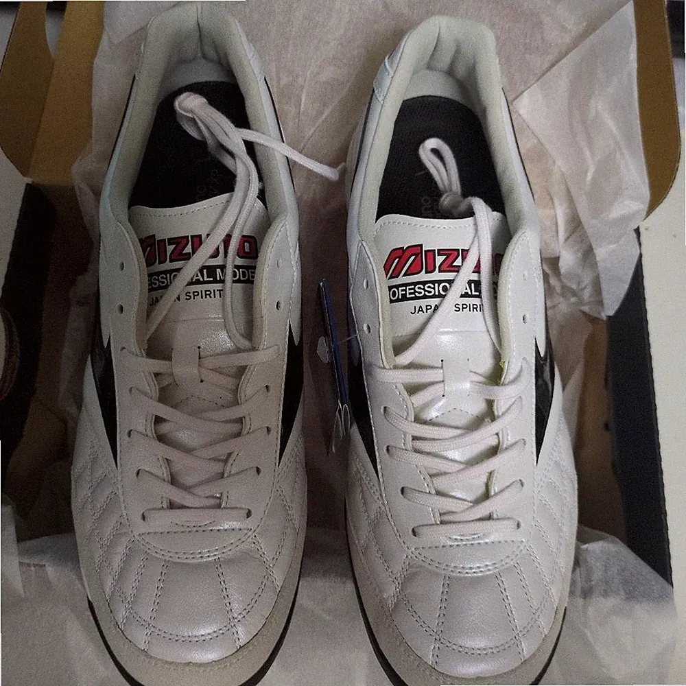 Mizuno Morelia Sala Japan TF Turf Indoor Soccer Cleats Futsal Shoes White US 8