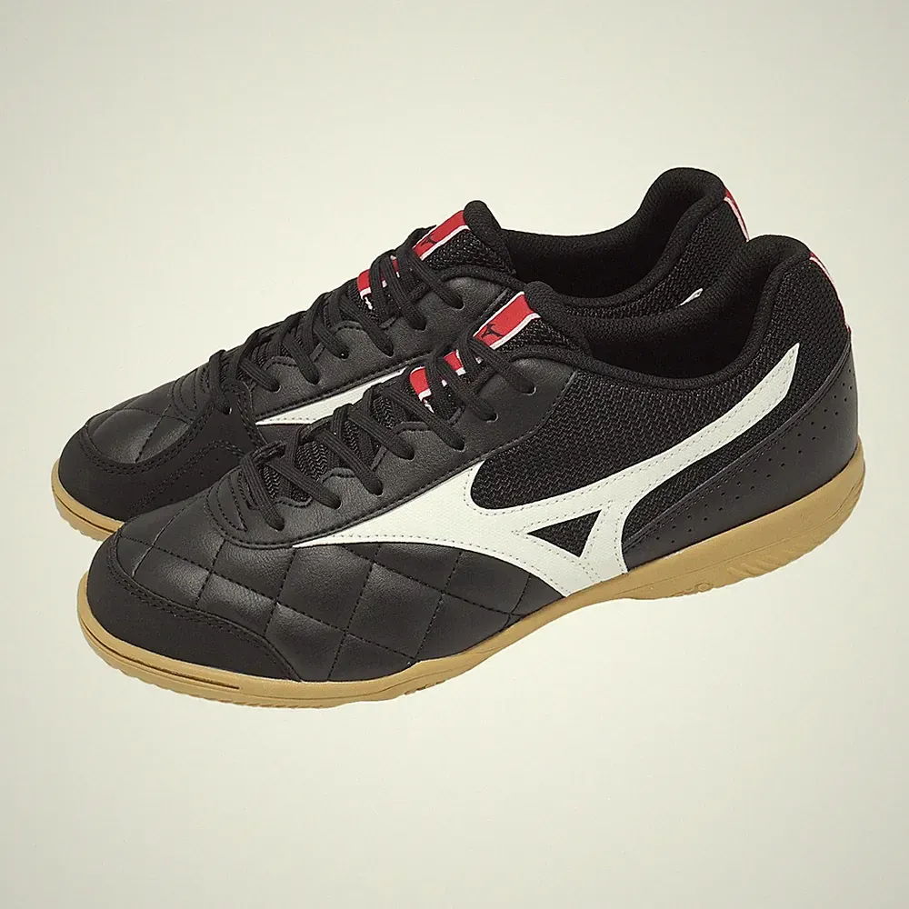 Mizuno MRL Sala Club In Black White Men Indoor Soccer Shoes Q1GA2616-40