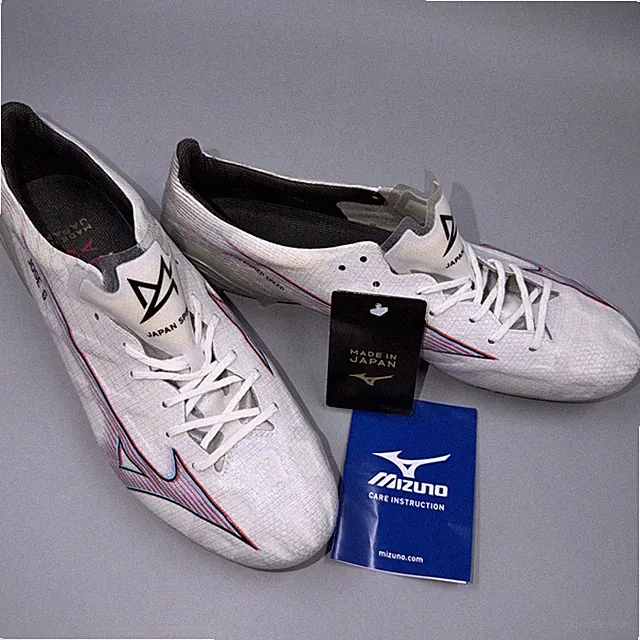 MIZUNO Soccer Cleats Mizuno Alpha JAPAN P1GA236009 White- Men’s 10- New