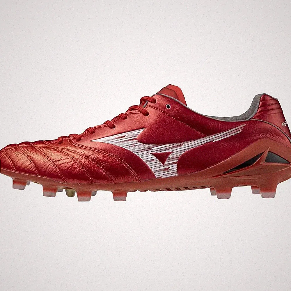 Mizuno Soccer Cleats Monarcida NEO 3 ELITE Lightweight Ruby Red/White Japan