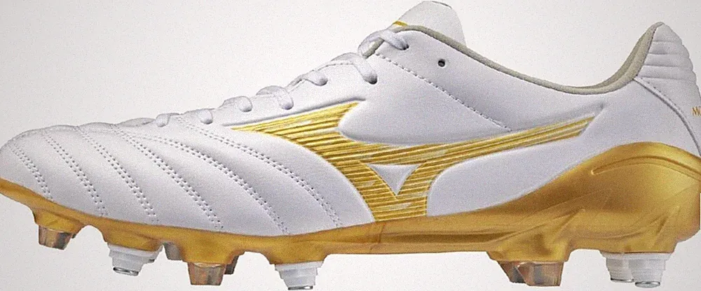MIZUNO Soccer Cleats MONARCIDA NEO 3 PRO MIX P1GC2422 White/Gold