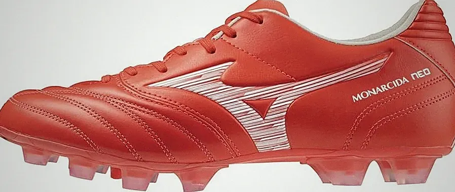 MIZUNO Soccer Cleats MONARCIDA NEO 3 SW KL Super Wide P1GA2427 Red/White