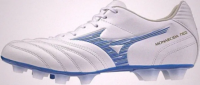 MIZUNO Soccer Cleats MONARCIDA NEO 3 SW KL Super Wide P1GA2427 White/Laser Blue