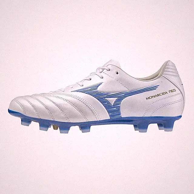 Mizuno Soccer Cleats Monarcida NEO 3 WIDE PRO Lightweight White/Blue 28.5-30.0cm