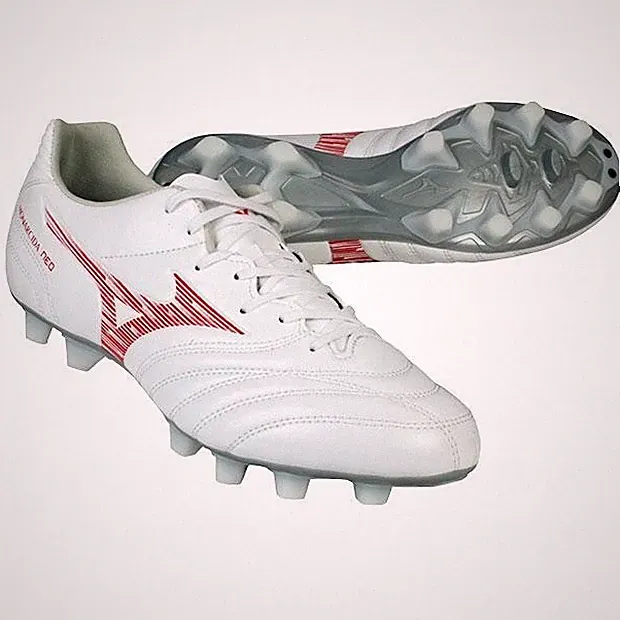 Mizuno Soccer Cleats MONARCIDA NEO III SW P1GA242460 White Red 4E Super Wide