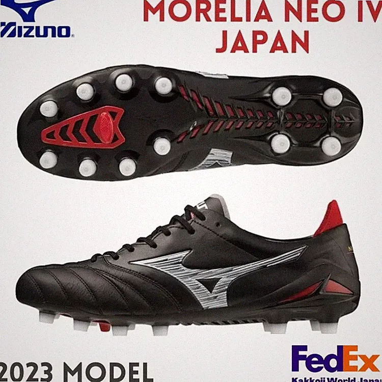 Mizuno Soccer Cleats MORELIA NEO 4 JAPAN Black/White P1GA233001 MADE IN JAPAN