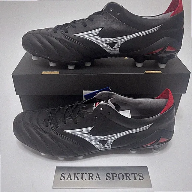 Mizuno Soccer Cleats P1GA233001 MORELIA NEO 4 JAPAN Black/White MADE IN JAPAN