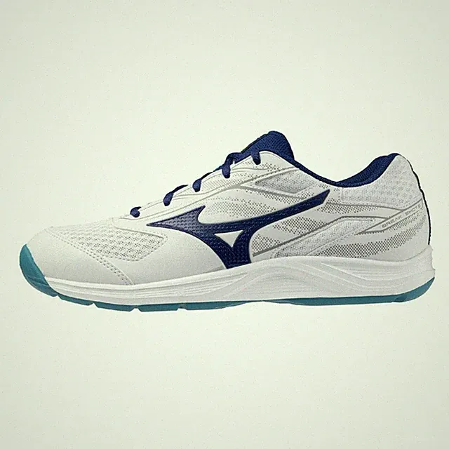 Mizuno Tennis Soes BREAK SHOT 5 WIDE CS 61GR254215 White/Bule 2E 2025SS UNISEX