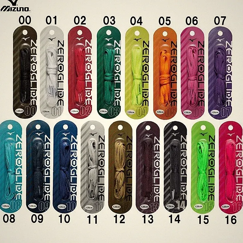 Mizuno ZEROGLIDE Shoe laces 16 Colors 110 - 140cm Soccer Cleats From Japan New