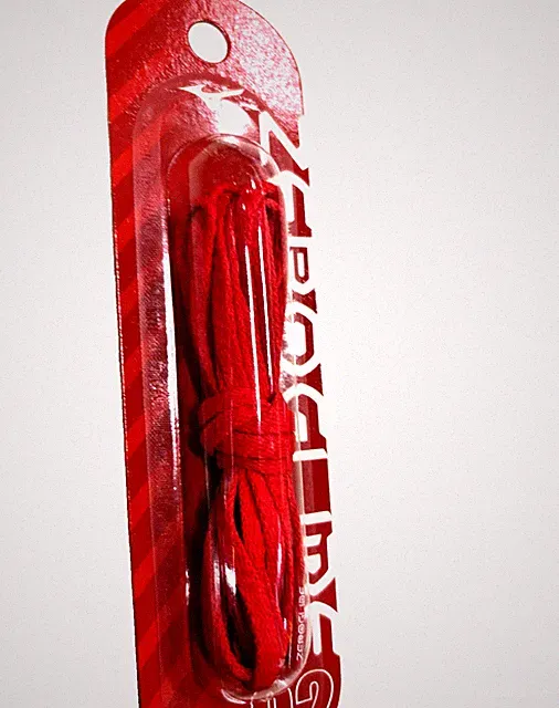 Mizuno ZeroGlide Shoelaces 110cm US3.5-4.5 Red Soccer Football Cleat Laces