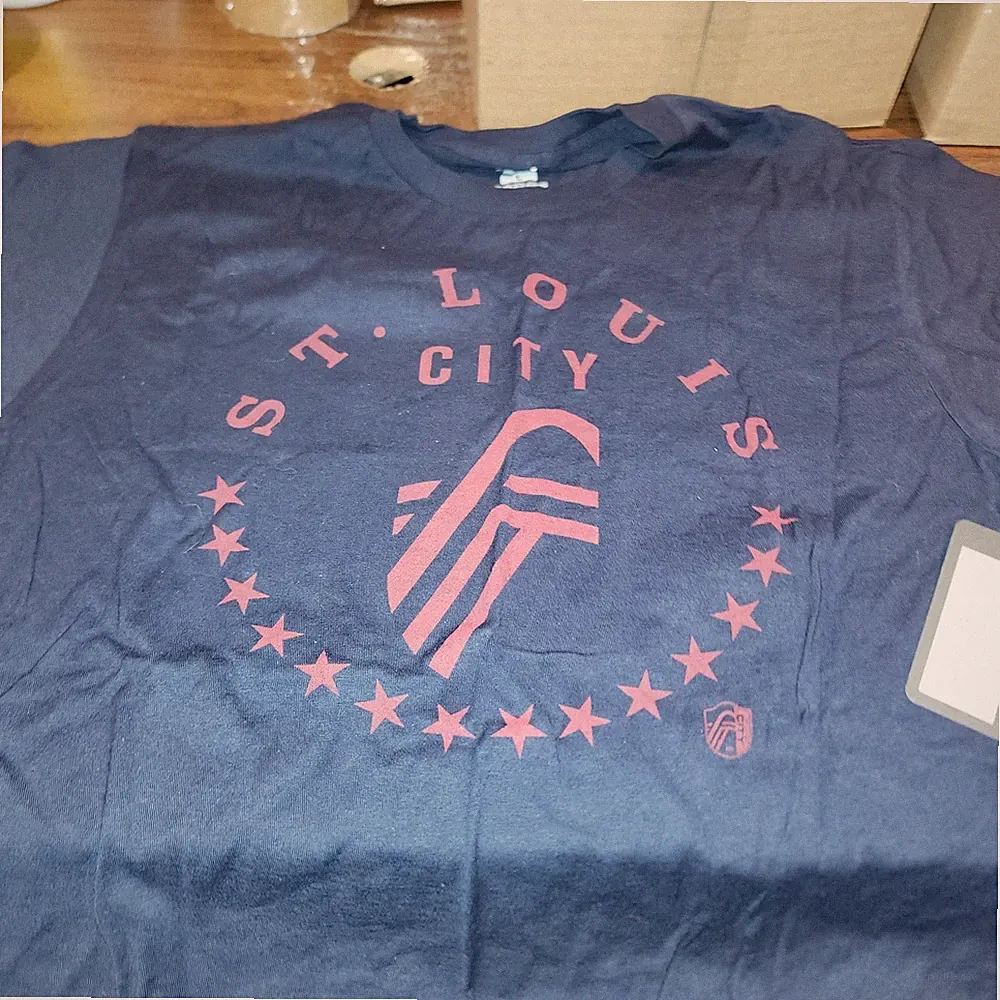 MLS St. Louis City Soccer Club Tee Shirt - Stadium Essentials ~ New with Tag ~ L