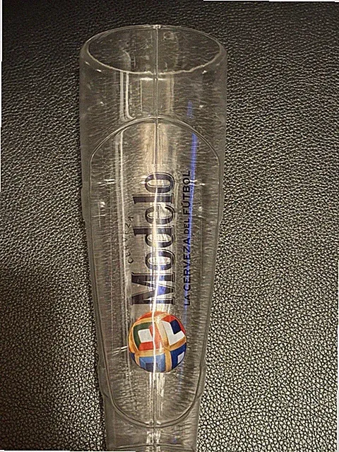 Modelo Beer 22 Ounce Plastic Boot Soccer Cleats Drinkware Souvenir Cup Set of 2