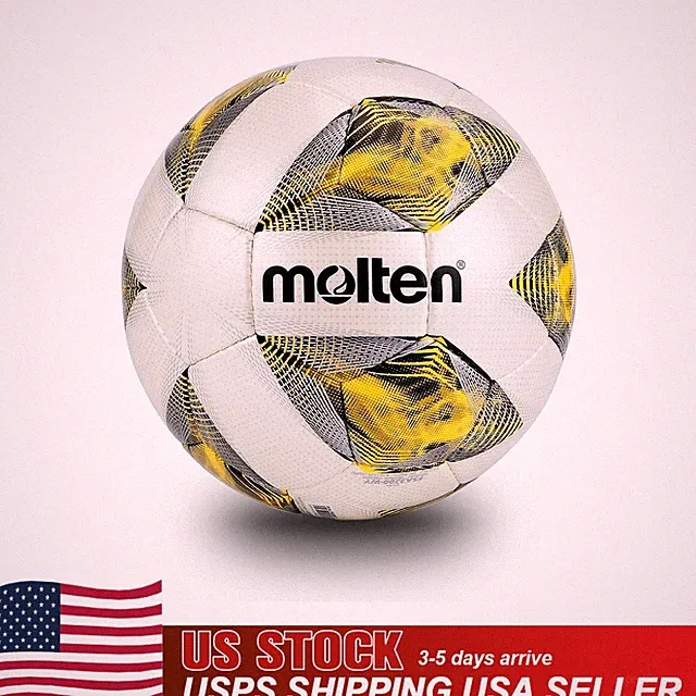Molten F5A3200 Soccer Competition Ball Soft Leather Football Sports Ball #5 Ball