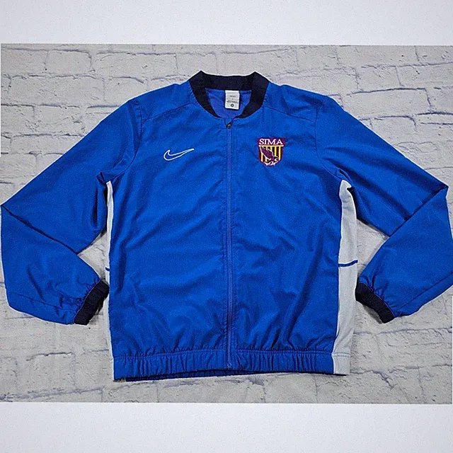 Montverde Academy SIMA Soccer Nike Jacket Mens L Blue Dri-FIT Zip Mesh Track