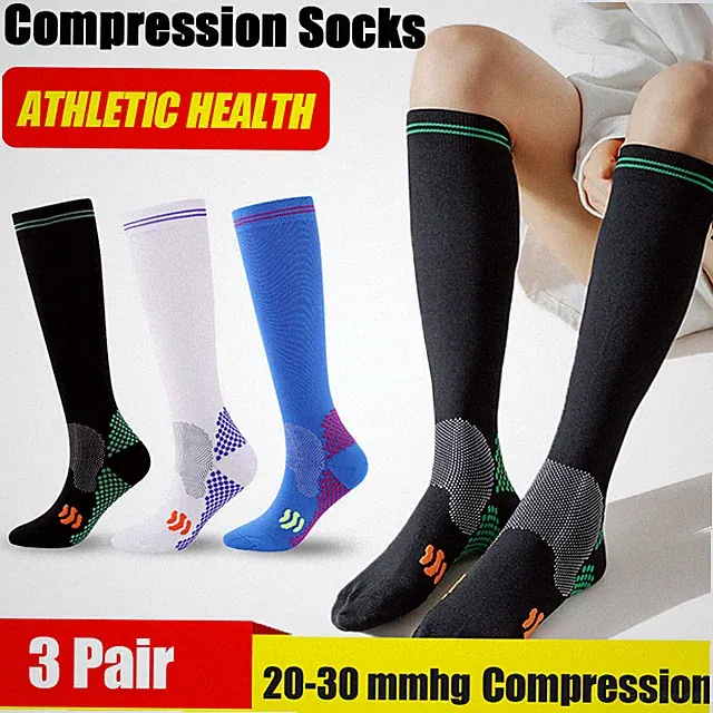 Multi Sport Sock Team Soccer Baseball Softball All Athletic Knee Socks Support