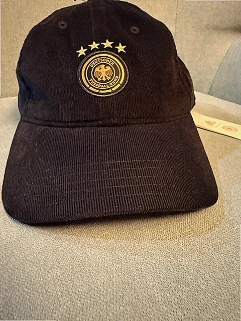 MWT Adidas Germany National Team "DFB" Winter Corduroy Football Cap