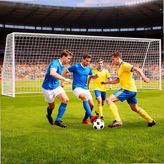 NAIZEA Soccer Goal Foldable Soccer Goals for Backyard 7 Sizes 6ft to 24ft Length