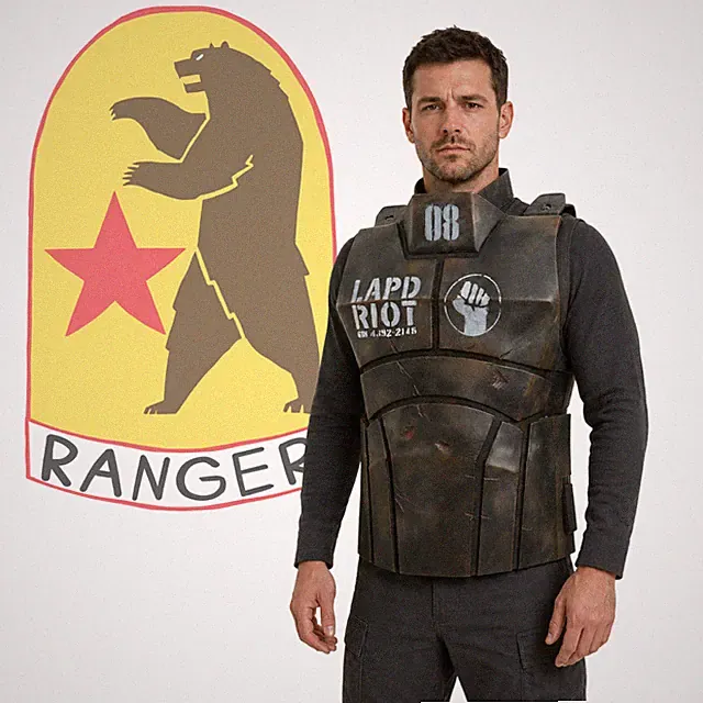 NCR Ranger Fallout New Vegas Front Chest Armor Tactical Vest Cosplay Costume