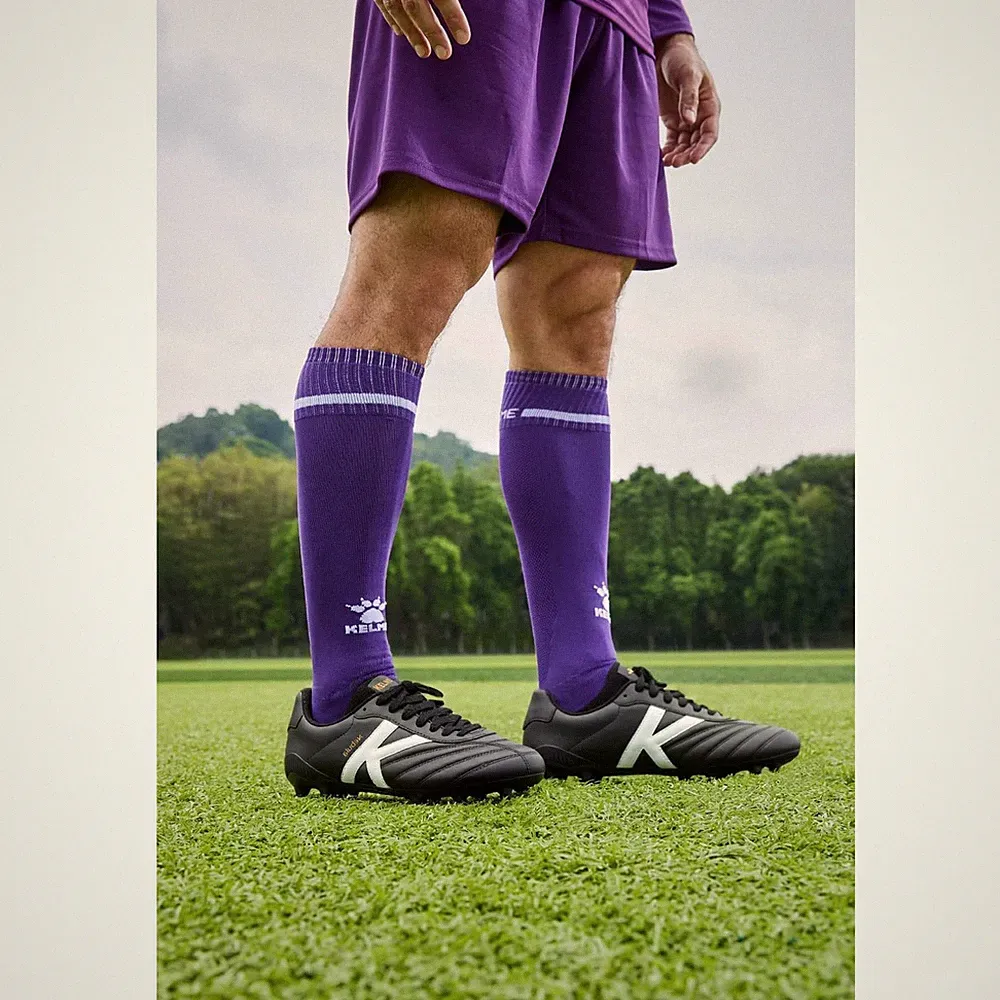 Nebula Men's Soccer Cleats for Firm Ground - Black