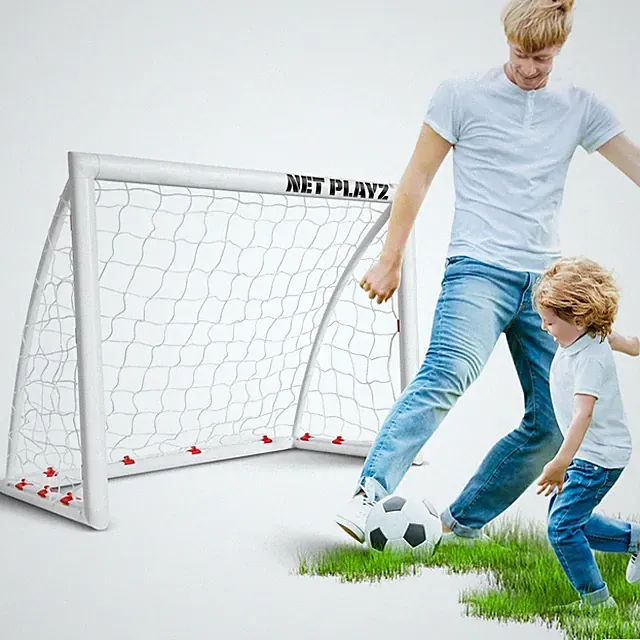 NET PLAYZ Soccer Goals for Backyard, Kids Soccer Net High-Strength Fast Set-Up