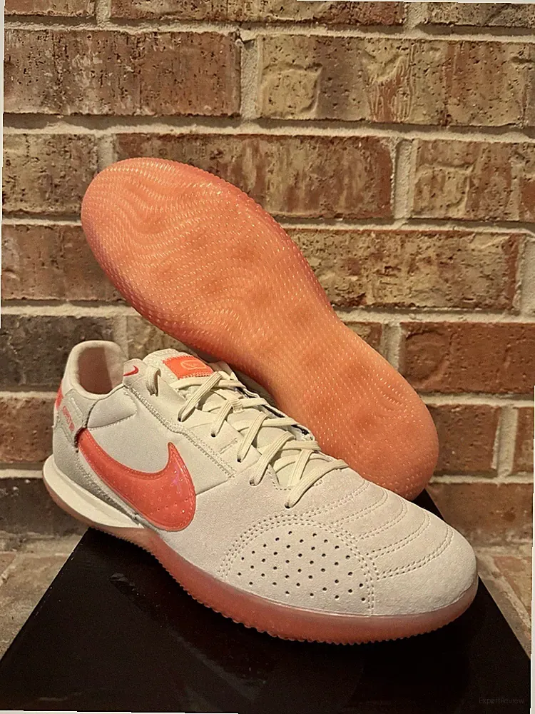 New 10 Nike Street Gato IC Indoor Soccer Shoes Pale Ivory Apricot DC8466-104 Men