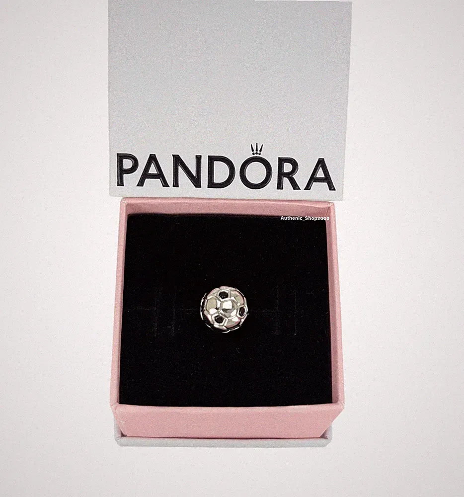 silver soccer ball charm